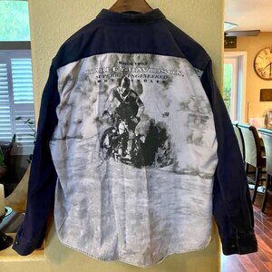 Vintage 90s Harley-Davidson Graphic Button Up Long Sleeve Shirt Biker Moto XXL